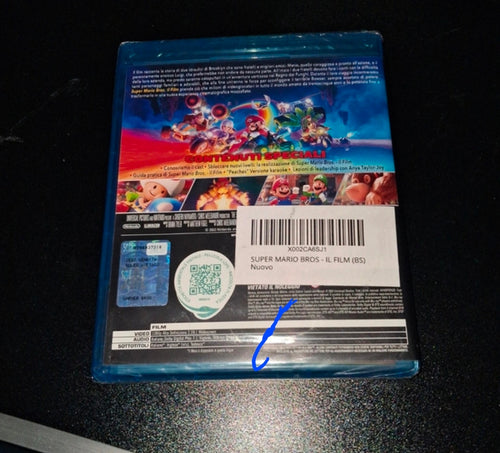 Blu rey Disc - super Mario bros il film