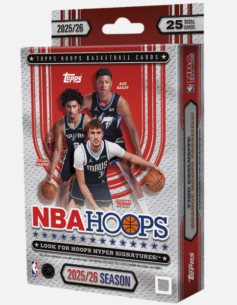 Topps NBA Hoops 2025 / 2026 Hanger Box